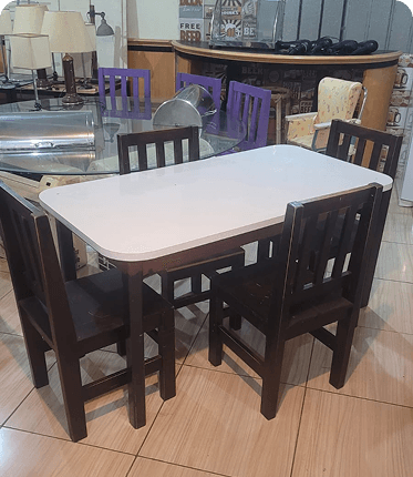 Mesa Retangular Branca